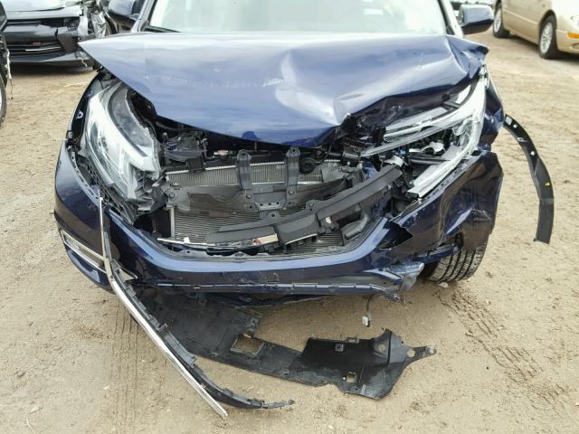 3CZRM3H59GG704050 - 2016 HONDA CR-V EX BLUE photo 9