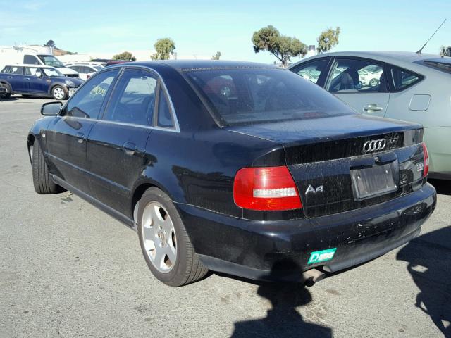 WAUDH68D11A098243 - 2001 AUDI A4 2.8 QUA BLACK photo 3