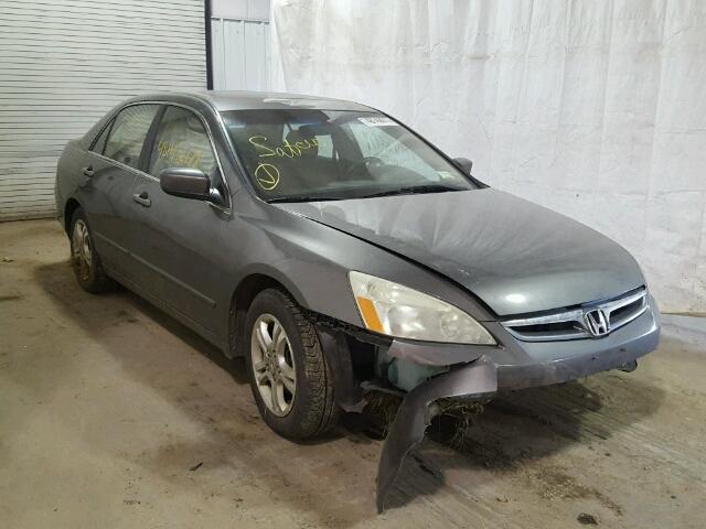 1HGCM56776A042897 - 2006 HONDA ACCORD EX GRAY photo 1