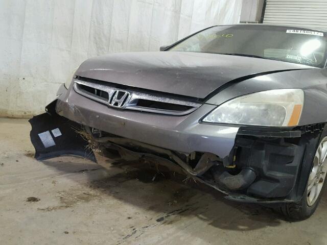 1HGCM56776A042897 - 2006 HONDA ACCORD EX GRAY photo 9