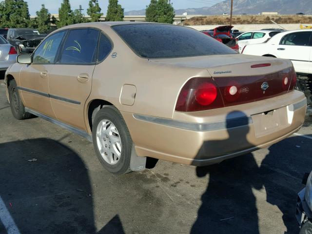 2G1WF55E3Y9184824 - 2000 CHEVROLET IMPALA TAN photo 3