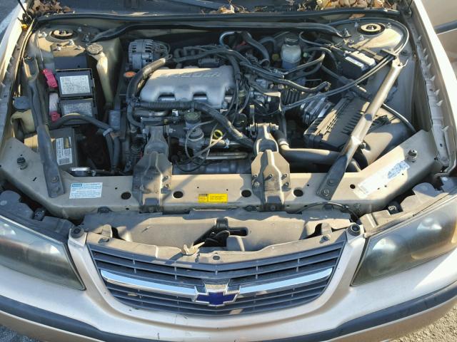 2G1WF55E3Y9184824 - 2000 CHEVROLET IMPALA TAN photo 7