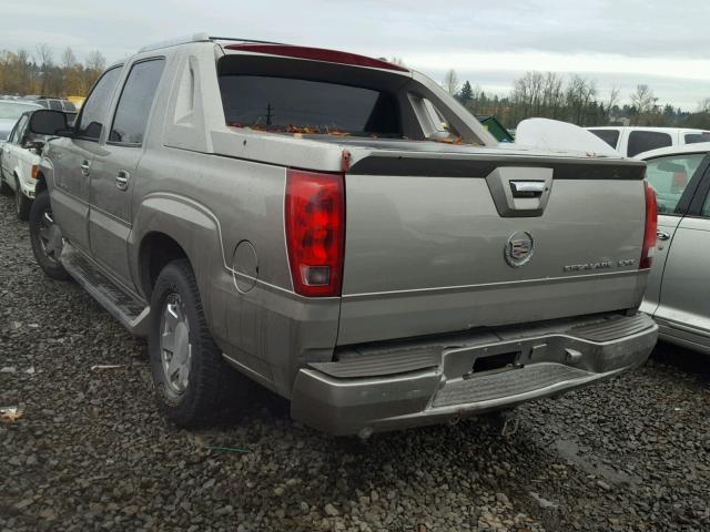 3GYEK63N82G130501 - 2002 CADILLAC ESCALADE E TAN photo 3