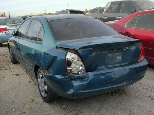 KMHDN46DX6U317124 - 2006 HYUNDAI ELANTRA GL GREEN photo 1