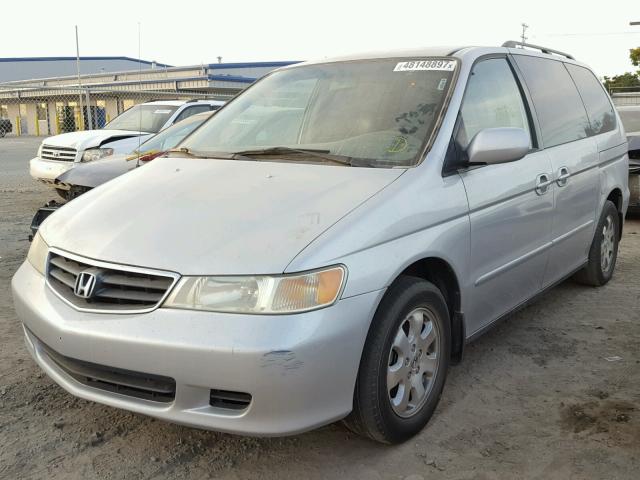 5FNRL18973B032134 - 2003 HONDA ODYSSEY EX SILVER photo 2