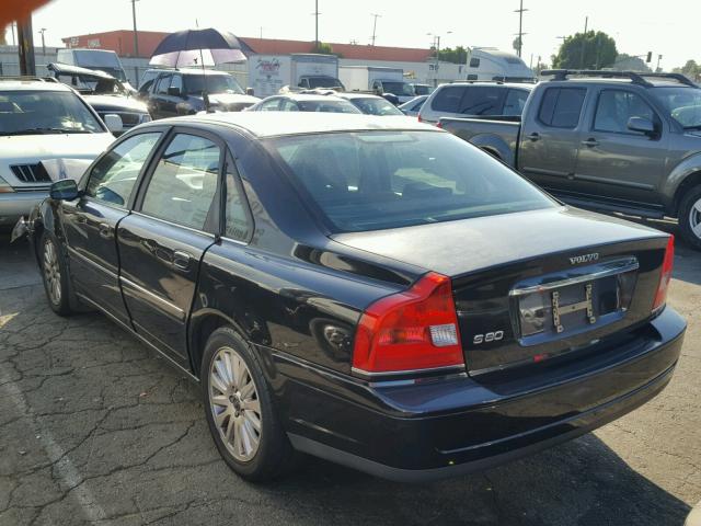 YV1TS592661445333 - 2006 VOLVO S80 2.5T BLACK photo 3