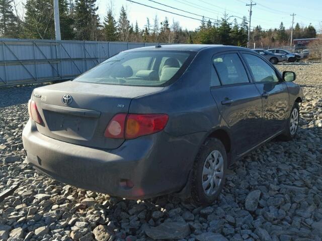 2T1BU4EE4AC366110 - 2010 TOYOTA COROLLA BA GRAY photo 4