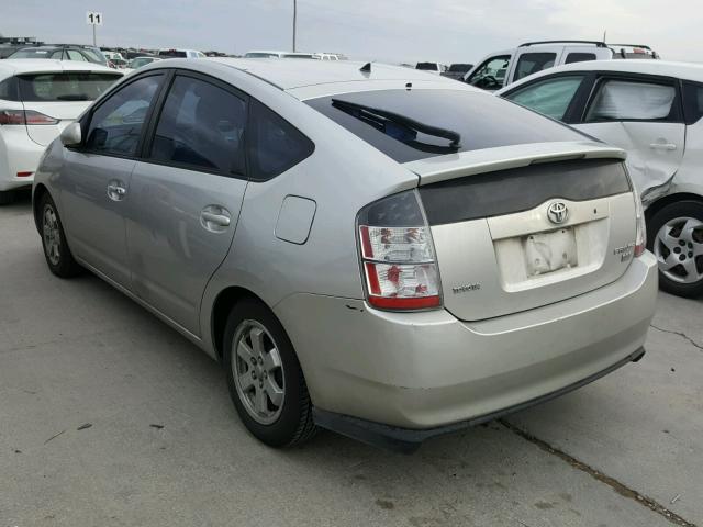 JTDKB20U840087153 - 2004 TOYOTA PRIUS SILVER photo 3