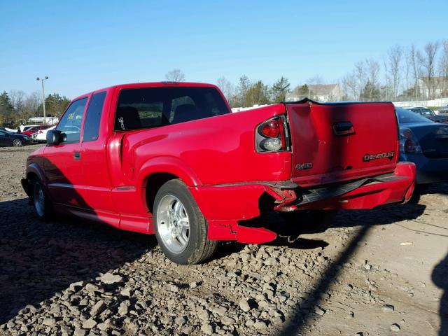1GCCS1949Y8136823 - 2000 CHEVROLET S TRUCK S1 RED photo 3
