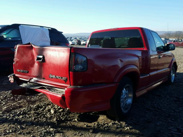 1GCCS1949Y8136823 - 2000 CHEVROLET S TRUCK S1 RED photo 4