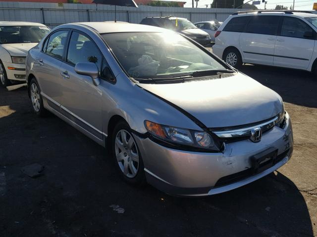 JHMFA16557S004722 - 2007 HONDA CIVIC LX SILVER photo 1