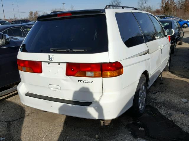 5FNRL18634B026628 - 2004 HONDA ODYSSEY EX WHITE photo 4