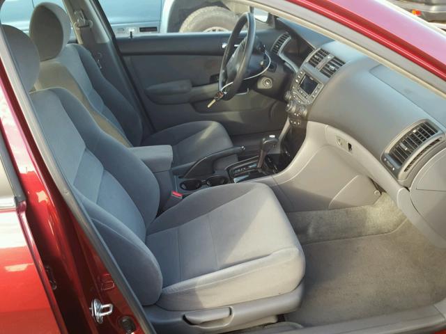 1HGCM56356A082537 - 2006 HONDA ACCORD SE RED photo 5