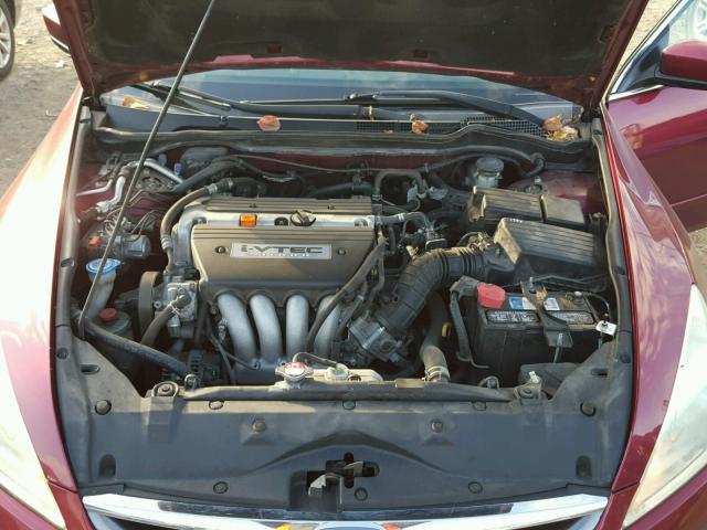 1HGCM56356A082537 - 2006 HONDA ACCORD SE RED photo 7