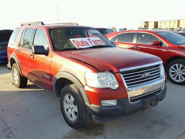 1FMEU63E87UB29557 - 2007 FORD EXPLORER X RED photo 1