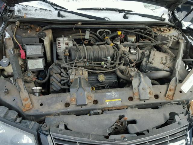 2G1WH55K029209086 - 2002 CHEVROLET IMPALA LS BLACK photo 7