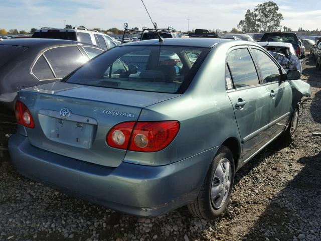 1NXBR32E76Z573371 - 2006 TOYOTA COROLLA CE TEAL photo 4