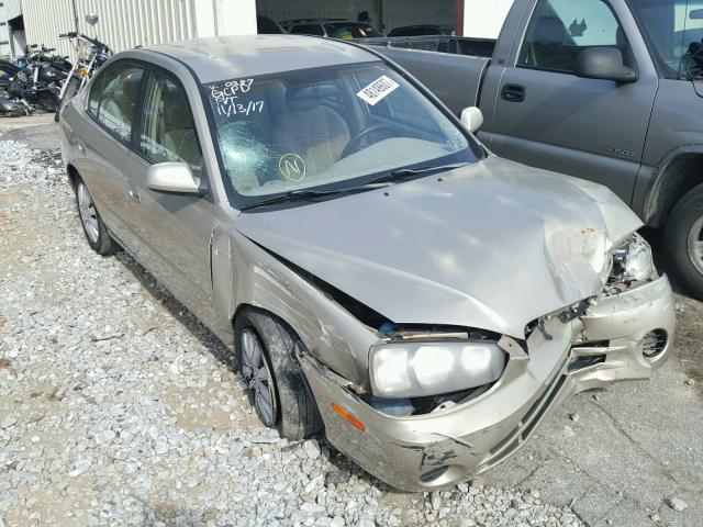 KMHDN45D81U070387 - 2001 HYUNDAI ELANTRA GL GOLD photo 1