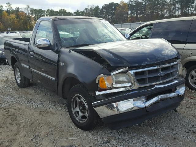 1FTZF1762WNB52346 - 1998 FORD F150 BLACK photo 1