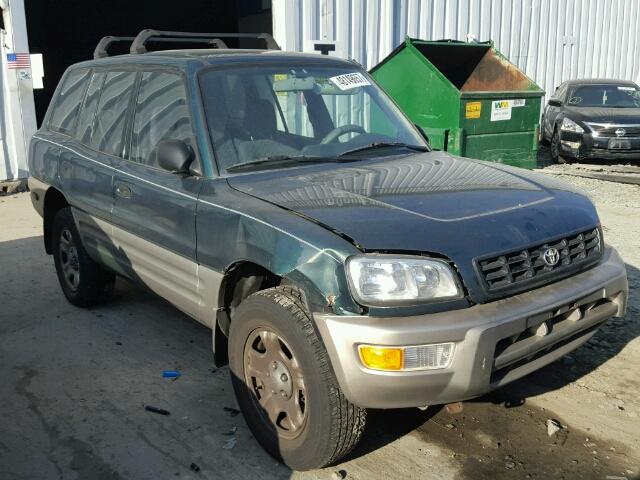 JT3HP10VXY0242343 - 2000 TOYOTA RAV4 GREEN photo 1