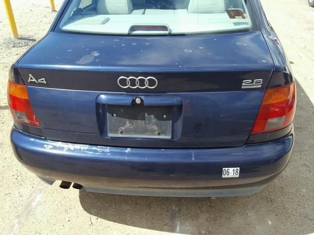 WAUEA88D2VA197292 - 1997 AUDI A4 2.8 QUA BLUE photo 9