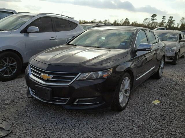 2G1155SL1F9126725 - 2015 CHEVROLET IMPALA LTZ BLACK photo 2