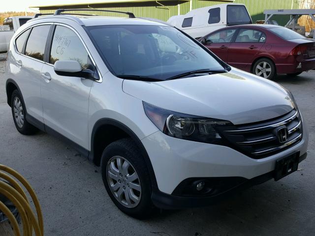 5J6RM4H7XCL056139 - 2012 HONDA CR-V EXL 白色 照片 1