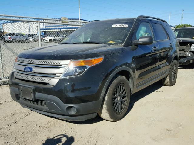 1FM5K7B81DGB34200 - 2013 FORD EXPLORER BLACK photo 2