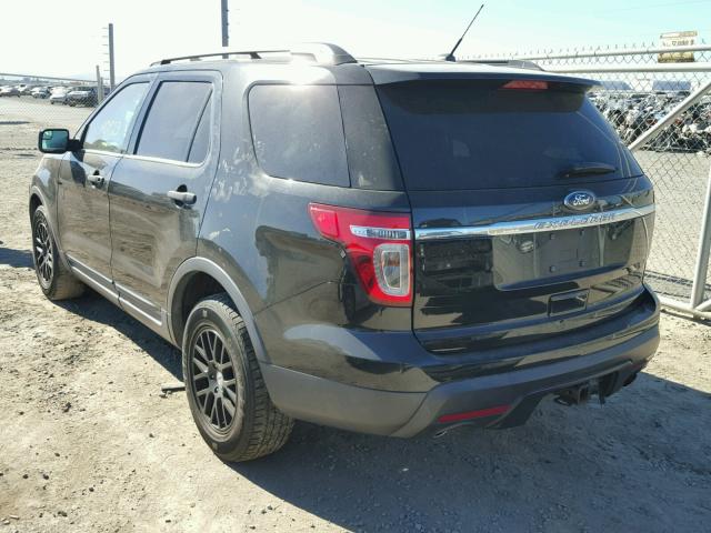 1FM5K7B81DGB34200 - 2013 FORD EXPLORER BLACK photo 3