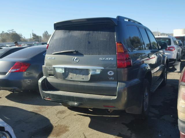 JTJBT20X870144671 - 2007 LEXUS GX 470 GRAY photo 4