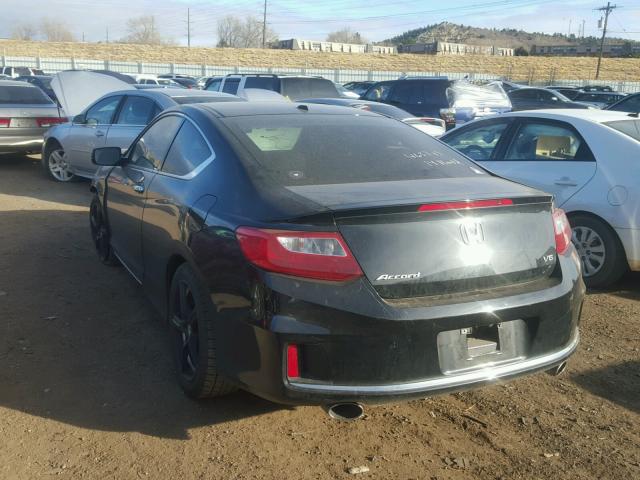 1HGCT2B83EA003190 - 2014 HONDA ACCORD EXL BLACK photo 3