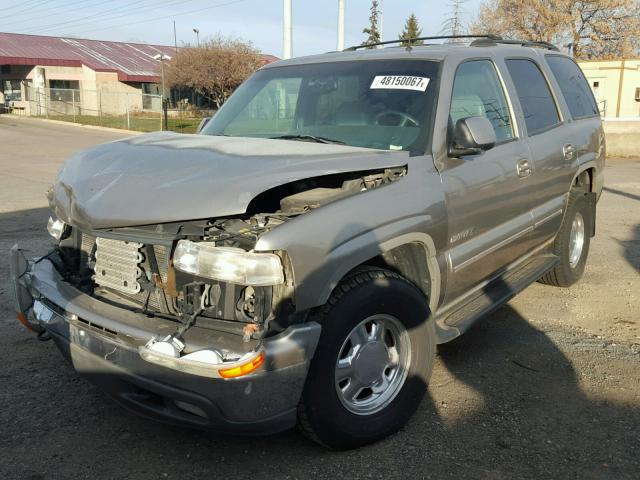 1GNEK13Z52R118132 - 2002 CHEVROLET TAHOE K150 GRAY photo 2