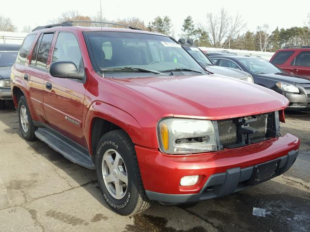 1GNDT13S232283948 - 2003 CHEVROLET TRAILBLAZE MAROON photo 1