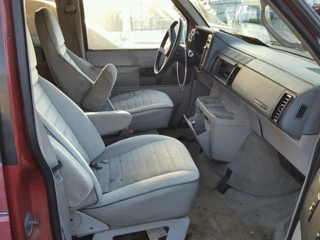 1GKDM19Z1PB525486 - 1993 GMC SAFARI XT RED photo 5