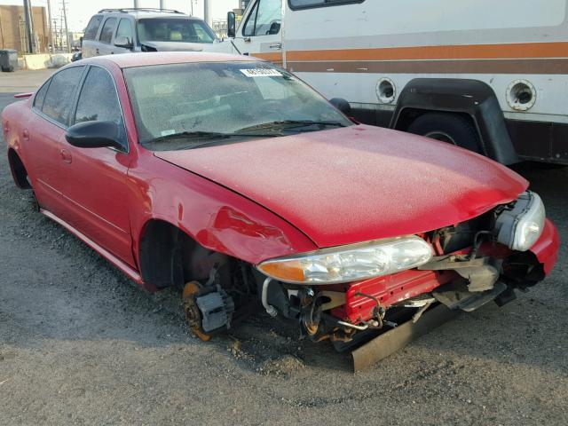 1G3NL52F33C276185 - 2003 OLDSMOBILE ALERO GL RED photo 1