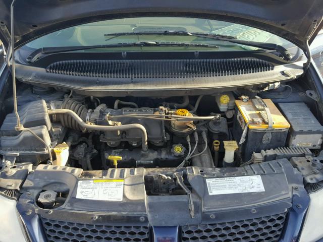 1D4GP24313B289850 - 2003 DODGE GRAND CARA BLUE photo 7