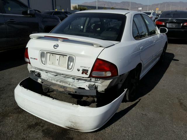 3N1AB51D43L727505 - 2003 NISSAN SENTRA SE- WHITE photo 4