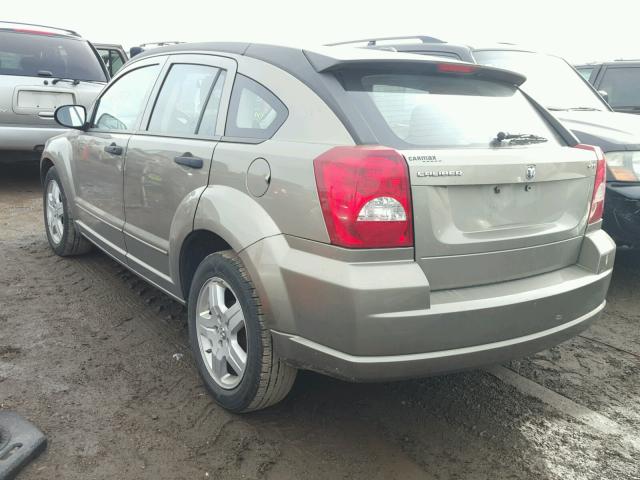 1B3HB48B18D673007 - 2008 DODGE CALIBER SX TAN photo 3