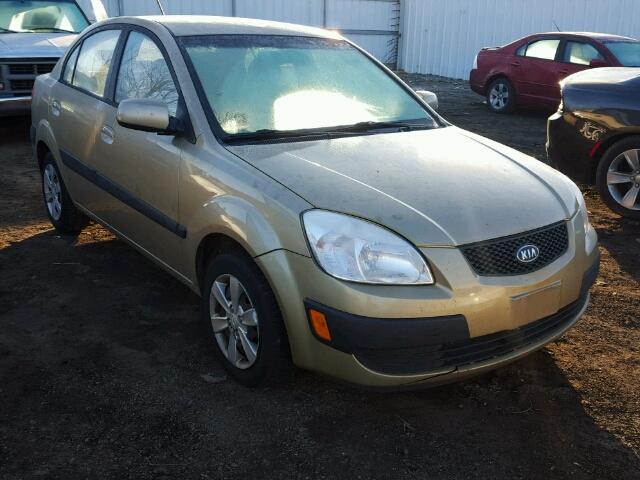 KNADE223996526138 - 2009 KIA RIO BASE GOLD photo 1