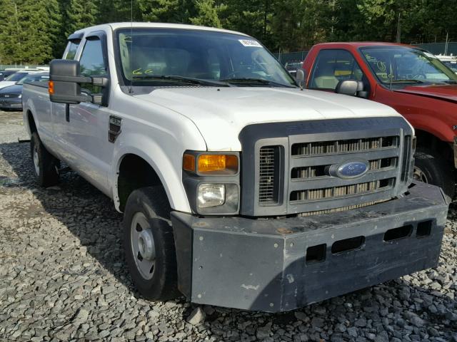 1FTWX31R68EE22745 - 2008 FORD F350 SRW S WHITE photo 1