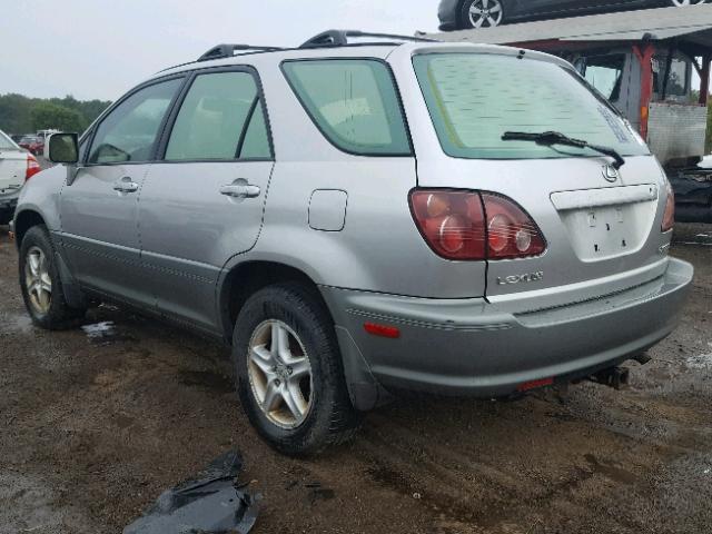 JT6HF10U9Y0155207 - 2000 LEXUS RX 300 SILVER photo 3