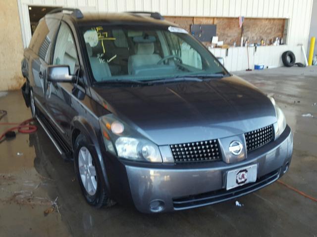 5N1BV28U94N339728 - 2004 NISSAN QUEST S GRAY photo 1