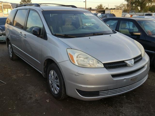 5TDZA23C34S059469 - 2004 TOYOTA SIENNA CE GRAY photo 1