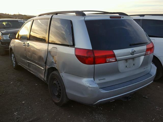 5TDZA23C34S059469 - 2004 TOYOTA SIENNA CE GRAY photo 3