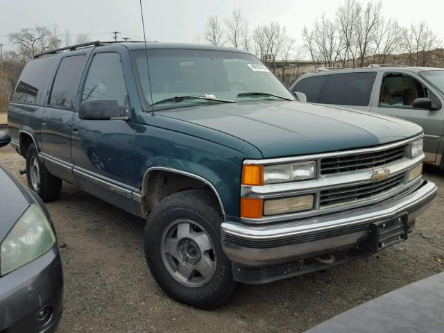 3GNFK16R8VG118257 - 1997 CHEVROLET SUBURBAN K GREEN photo 1