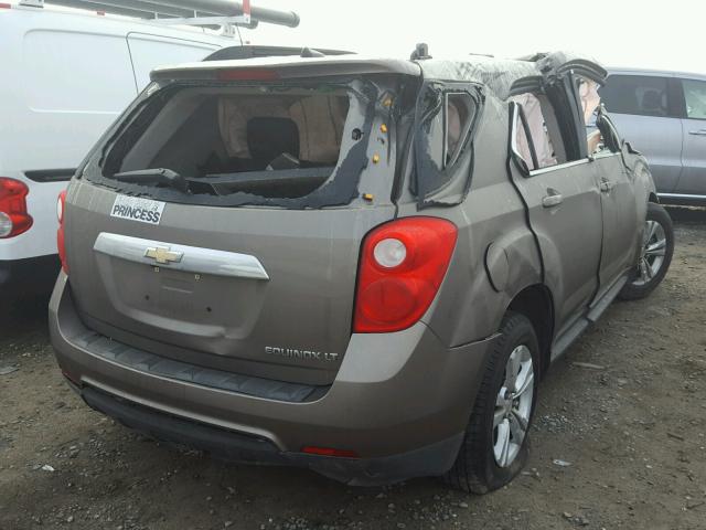 2CNALDEW1A6388800 - 2010 CHEVROLET EQUINOX LT BROWN photo 4