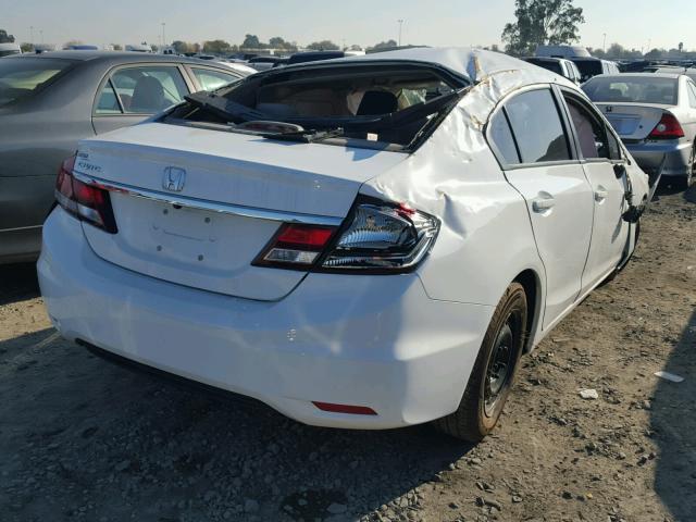 19XFB2F53DE073170 - 2013 HONDA CIVIC LX WHITE photo 4