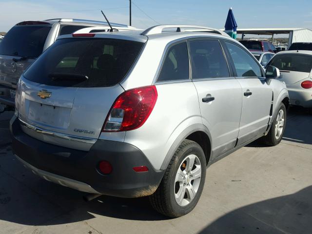 3GNAL2EK9DS640148 - 2013 CHEVROLET CAPTIVA LS SILVER photo 4