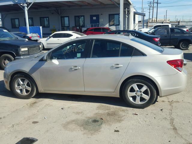 1G1PC5SB9D7207123 - 2013 CHEVROLET CRUZE LT SILVER photo 9