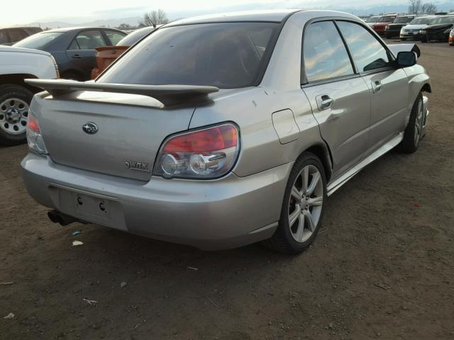 JF1GD79636G524347 - 2006 SUBARU IMPREZA WR GRAY photo 4